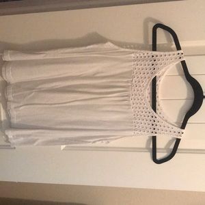 White tank top